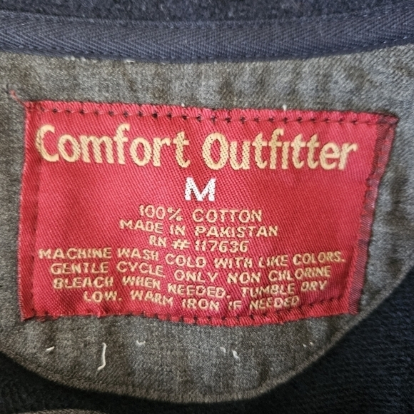 Comfort Outfitter 100% Cotton Button Down Thick Shirt Sz M - Picture 5 of 5